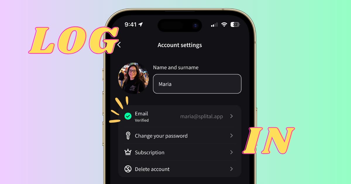 Feature to register with email and password.