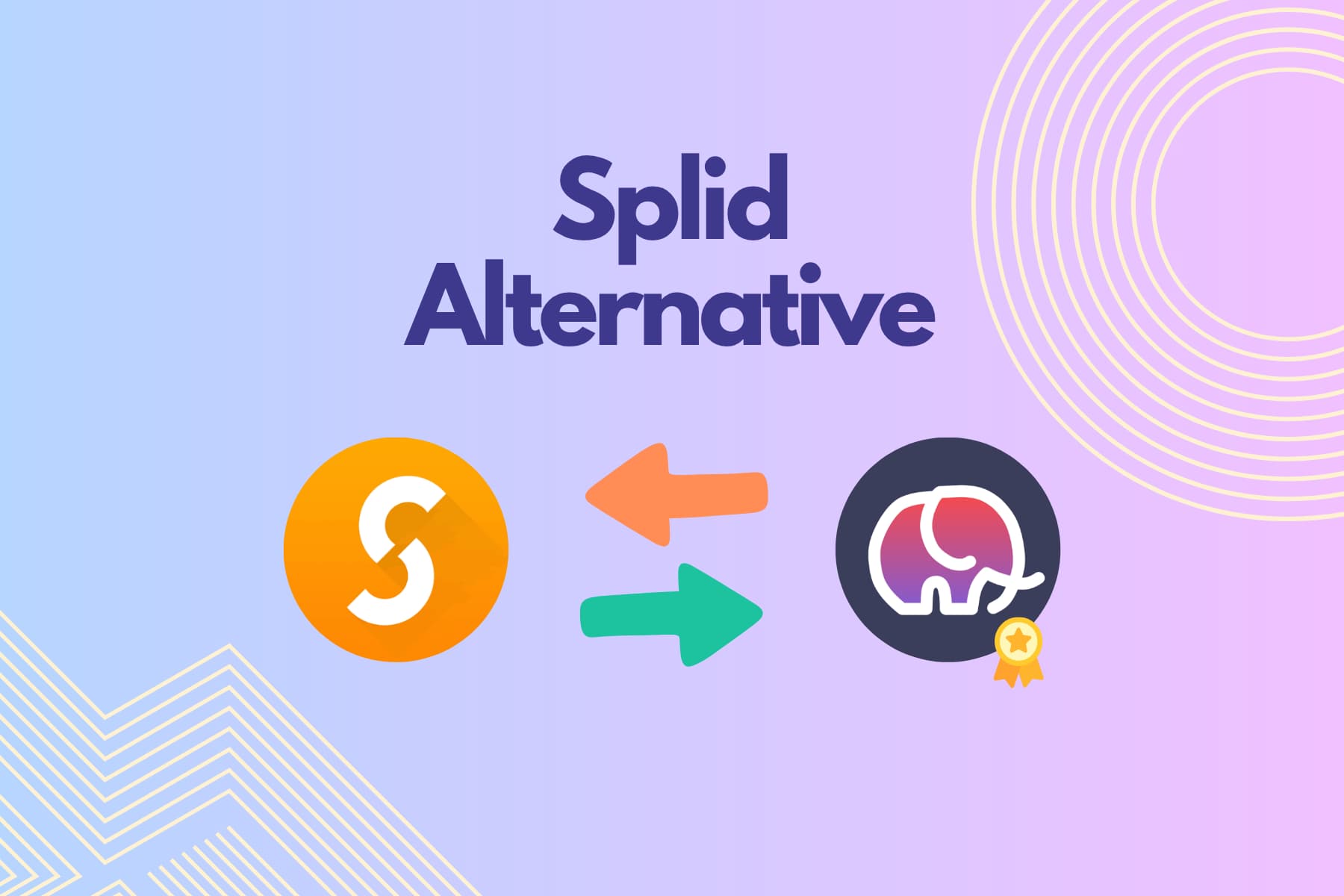 Splid and Splital logos with arrows between them.