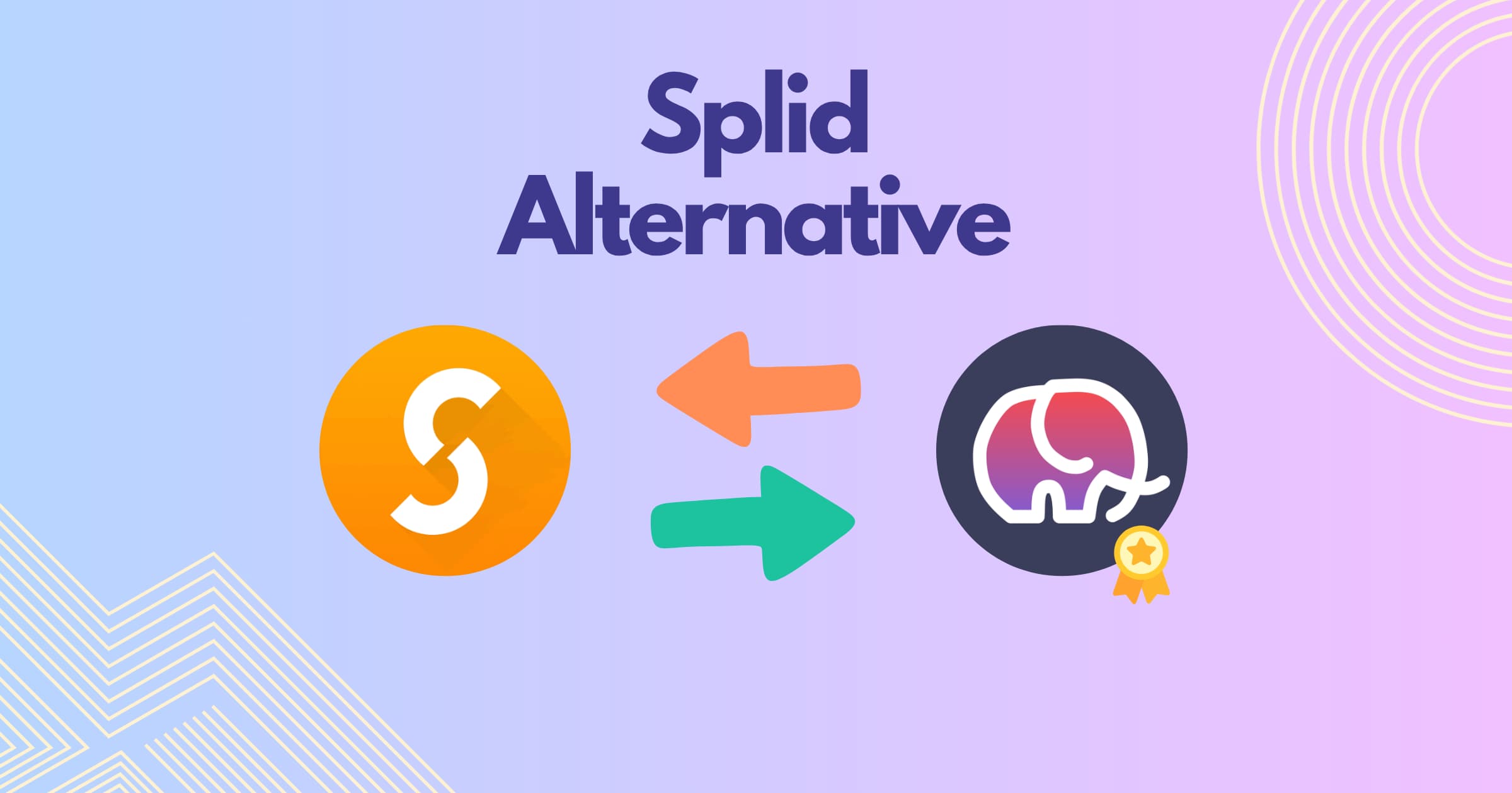 Logotipos do Splid e do Splital com setas entre eles.