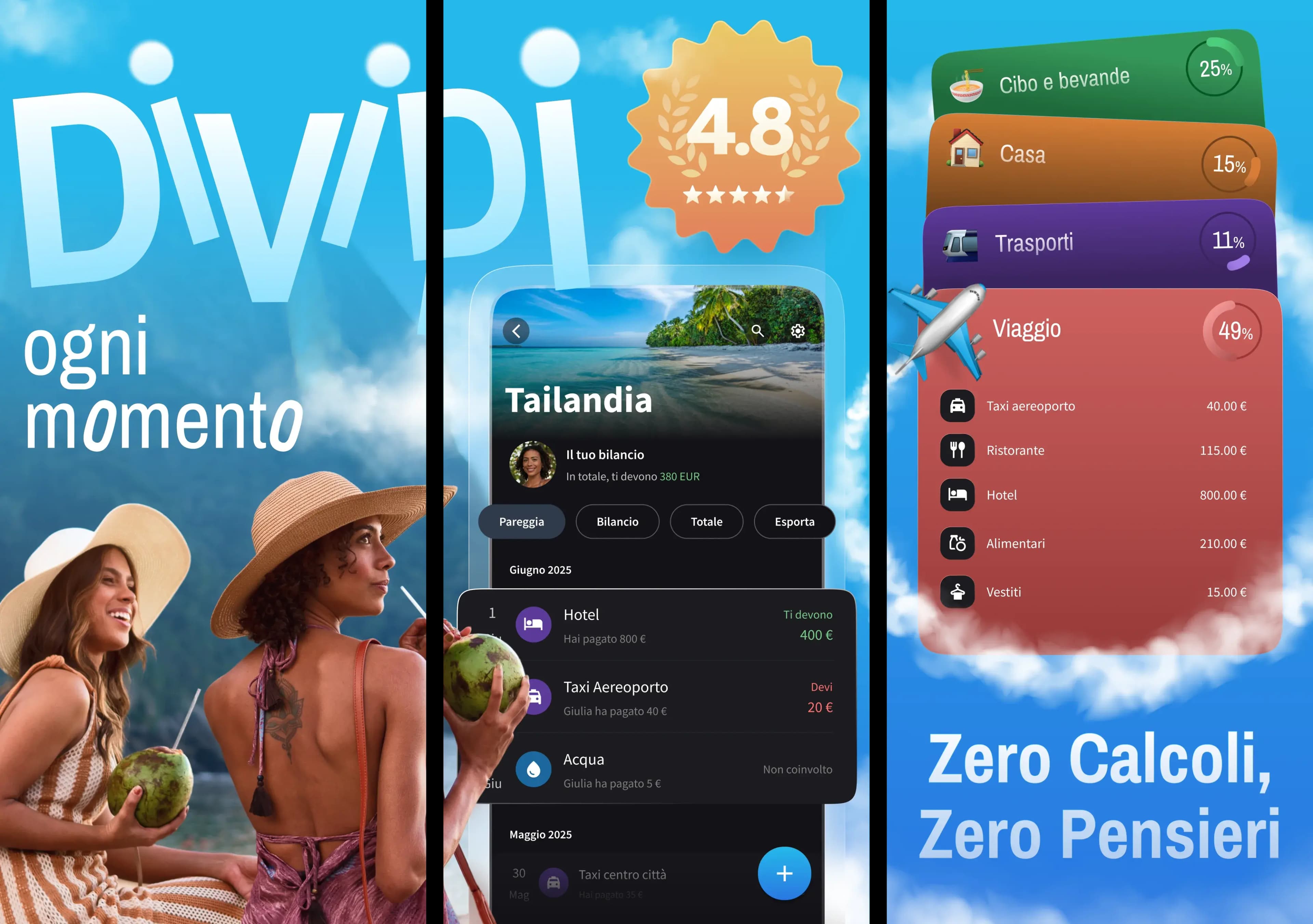 Splital, un'alternativa gratuita a Splitwise, divide le spese condivise tra amici su iPhone e Android.