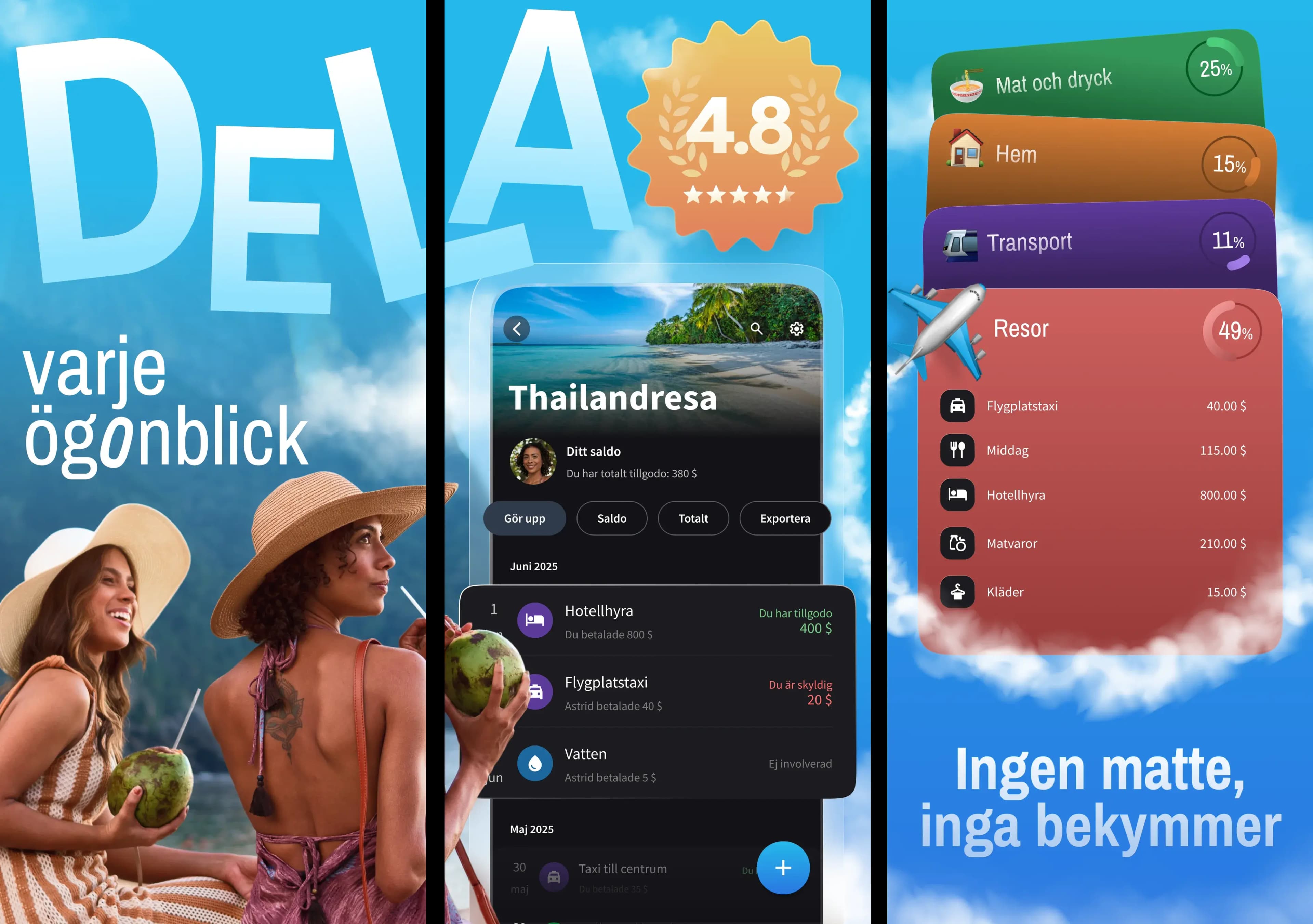 Splital, ett gratis Splitwise-alternativ, delar gemensamma utgifter mellan vänner på iPhone och Android.