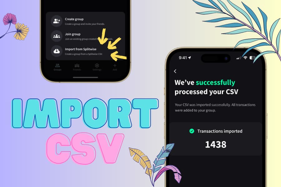 Import groups from Splitwise to Splital in seconds.