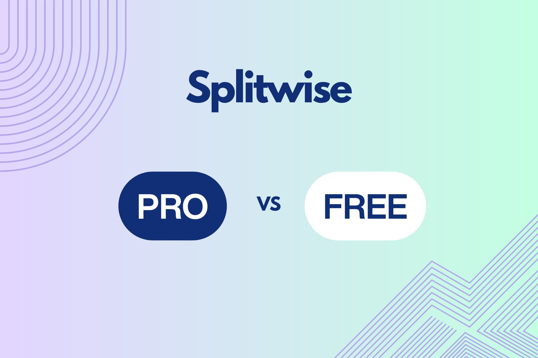 Splitwise Pro and the free plan compared on costs, limits and features.