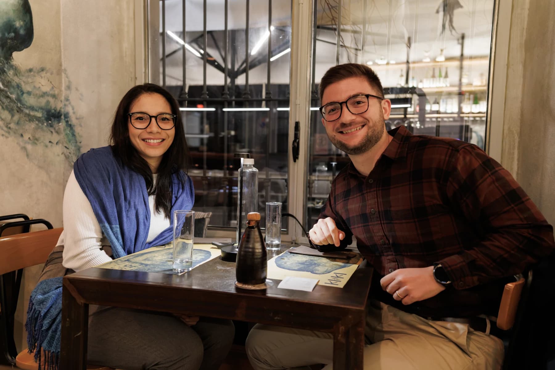 Photo of the co-founders Maria and Maurizio.