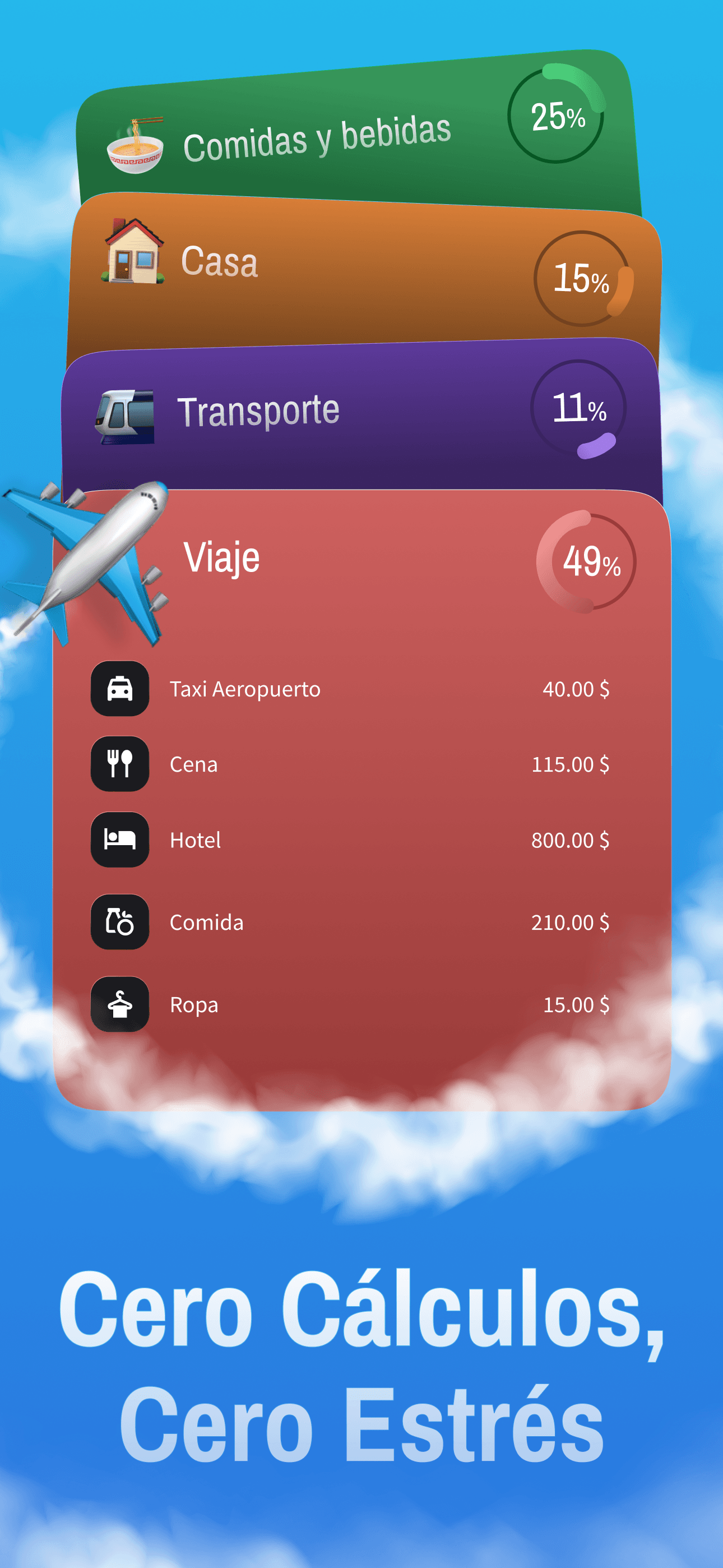 Función de categorización automática de gastos